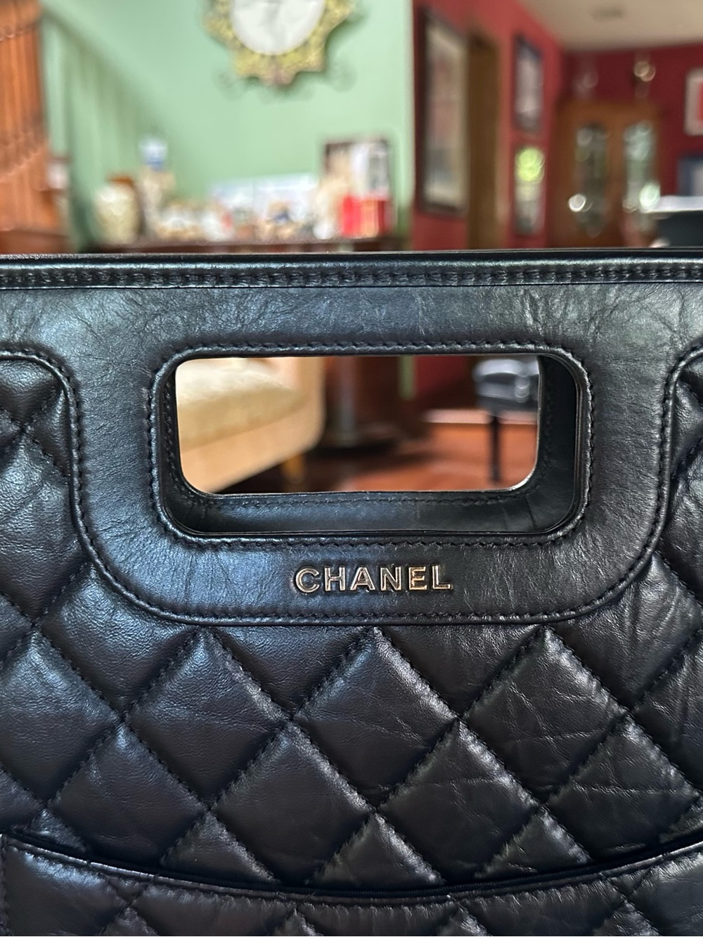 Chanel Black Calfskin Lucky Charms Tote Bag - Picture 3 of 10